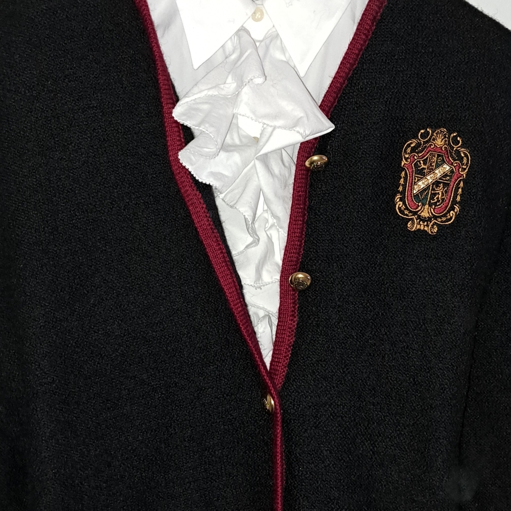 Pendleton Virgin Wool Vtg Gld Button Cardigan. - image 3